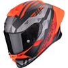 SCORPION Casco EXO-R1 EVO 2 AIR VALERE Nero Opaco Rosso SCORPION