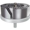 Bosch 5x Set di seghe a tazza con mandrino per legno e cartongesso (per Cartongesso, Legno tenero, Ø 68, 74, 80, 90, 100 mm, Professional Accessorio Trapanoi)