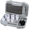 Bosch 9x Set di seghe a tazza Multi Material filettate (per Acciaio, Cartongesso, Ø 24, 27, 32, 35, 40, 52 mm, Professional Accessorio Trapanoi)