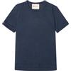 Engel Natur | T-shirt per bambini sottoveste | 70% lana (kbT), 30% seta | Certificato GOTS, Blu montagna, 104