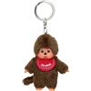 Sekiguchi Key Chain Ragazzo Rosso | 10 cm | Mon Cicci | Monchhichi | Portachiavi