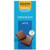 Giusto Farmafood Giusto Senza Zucchero Tavoletta Cioccolato Latte 85 G