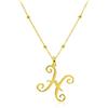 WANDA PLATA WANDA - Collana da donna con simbolo dello zodiaco dei pesci, in argento Sterling 925 con placcatura in oro, ciondolo con oloscopo, astrologia