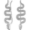 JC Jeweller Carat Orecchini da donna in vero argento 925 rodiato con confezione regalo, Ohrringe, Argento