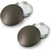 CGEAMDY 4 Pezzi Coprimozzi Universali, Coprimozzo Centro Ruota Pneumatici Auto, ABS Auto Ruote Centro Cerchi Tappi Mozzo, Cerchi Mozzi Ruota Tappi Centro Ruota Accessori(Bronzo scuro)