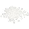 PATIKIL Silicone Gomma Fasce cerchio 200pz Antiscivolo 3/8 Piatto Bianco per Libri, Arte, Scatole, Cordoncino Avvolgimento, Borsa Fasce