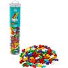 Plus Plus - Mega Tubo Arcobaleno 240 pezzi - Gioco di costruzione - PP4262 | Kit di costruzione 2D 3D creativo ad incastro - Giocattoli educativi STEM per bambini, gioco senza fine, 5-12 anni