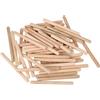 PATIKIL Spine di tasselli in legno da 8 mm x 100 mm, per lavori artigianali, mobili, fai da te, legno duro, numero 50