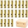 YDYSAA 20 Pezzi Hinges Mini Scatola di Gioielli Nascosta Cerniera Nascosta in Ottone Nascosto Invisibile in Ottone per Scatola di Gioielli Fai Da Te, Scatola Regalo, Scatola di Gioielli, Mobili Miniature