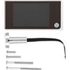 Nikou Spioncino Digitale Porta Blindata, 3,5 Pollici LCD Porta Spioncino Elettronico Fotocamera Videocamera, 120 Gradi Visualizzatore 2 Milioni di Pixel Door Viewer per Sicurezza Domestica