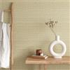 Stickyart Carta Adesiva per Mobili Legno Rattan Marrone Carta da Parati Moderna per Soggiorno 60cm X 400cm Rotolo di Tessuto Adesivo Marrone Pellicola Adesiva Effetto Rattan Impermeabile Rimovibile
