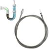 Jinsion Sonda Stura Lavandini e Scarichi, ø 10 mm x 3 m Molla Sturatubi, Rohrreinigungsspirale per Cucina Bagno Vasca Lavandini, Bagni o Altri Scarichi