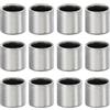 PATIKIL Distanziali Acciaio M6 12pz Distanziali Metallici Acciaio 6,2 Mm ID x 10 Mm OD x 10 Mm L Distanziatore per Viti Acciaio Carbonio Rotondo per Bulloni a Vite 1/4 o M6