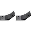 PATIKIL Angolo 135 Gradi Staffe Angolari, 2Pz 60x52x27 Mm Accessori per Profili Estrusi Alluminio Connettori per Giunti Rinforzo Angolari per Serie 3060 (Nero)
