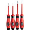 TANIASHOP Set 4 Cacciaviti isolati per Elettricista Professionali a Norma Taglio e Croce con Punta Magnetica per Lavori Elettrici ed Elettronici