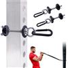 J Bryant Set di 2 accessori per rack per squat resistenti, adatti a montanti da 2 x 2 e 3 x 3, fori da 5/8 o 2,5 cm, ideali per allenamento di forza e fitness