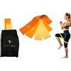 DAYMO Set di 3 fasce per fitness, 30 cm, in lattice naturale, fascia di resistenza per yoga, pilates, allenamento, crossfit, fascia elastica