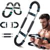 JRTYMLU Twister Arm Trainer,Allenamento Avambraccio Pettorali Attrezzi Regolabile per L'allenamento Muscolare di Petto,Braccia,Spalle e Avambracci,Attrezzatura Portatile per Attrezzi Palestra Casa--Nero/Blu