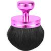 lasuroa Pennello Autoabbronzante Grande, Applicatore Posteriore Autoabbronzante a Testa Larga Ovale per Il Trucco di Gambe Braccia Viso e Corpo (Setole Nere, Manico Rosa)