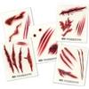 Just For Fun Temporary Tattoos (5 sheets) - Nitefall(TM) Wounds