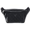 GUESS Milano Maxi Bumbag With Front Pocket Black
