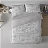 Burrito Blanco | Copripiumino stampato | Letto da 90 cm. (+misure disponibili) | Design 142 | Colore grigio (90 x 190/200 cm)