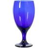 DRW Set di 12 Bicchieri Libbey in Vetro Blu Cobalto XX cm