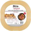 Agyo Carta per Friggitrice ad Aria 20 x 4,5 cm - 50 Pezzi Monouso Antiaderente, Resistente al Calore