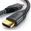 CSL-Computer CSL - Cavo HDMI 8k 2.1 5 m - 8K @ 120Hz 4K @ 240Hz con DSC - HDMI 2.1 2.0a 2.0b - 3D - High Speed Ethernet - HDTV - UHD II - Dynamic HDR-10+ - eARC - Variable Refresh rate VRR - Dolby Vision