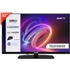 TELEFUNKEN Smart TV 32 Full HD 32TEFHD750Z, TV LED 32 Pollici, Compatibile con Alexa e Google Assistant, DVB-I, Digitale DVB-T2, Dolby Vision HDR10, USB, 2023