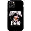 Around The Way Girls: Afro Birthday Zodi Gemini 1969 Afro Queen Zodiac Regali di compleanno Custodia per iPhone 11 Pro
