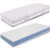 Miasuite Materasso Fuori Misura Singolo in Memory Foam e Lattice 90X200 Alto 25 cm con Rivestimento Aloe Vera Anallergico Ed Antiacaro con Fascia 3Space Traspirante, Materasso Sfoderabile con Memory