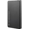 NQYZZFA Dischi rigidi Esterni Portatili in Alluminio da 2,5 '' da 500 GB 1 TB 2 TB 4 TB 8 TB USB 3.0 HDD Archiviazione di Backup per PC, Desktop, Mac, MacBook, TV,4TB,Black