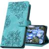 SIYOPINPFY Cover Portafoglio per Huawei P20 Pro, Farfalla Antiurto PU Pelle Magnetico Flip Supporto Cover per Huawei P20 Pro, Custodia Porta Carte e Cinturino Cover per Huawei P20 Pro XY Verde