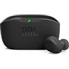 JBL Wave Buds Auricolari Wireless In-Ear Bluetooth, Waterproof IP54 e Antipolvere IPX2, Deep Bass Sound, Tecnologia TalkThru e AmbientAware, Fino a 32 h di Autonomia, Nero