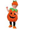 Generico Costume Zucca Neonato Bambino Vestito Da Carnevale Unisex Vestito Per Neonati Cosplay Costume Da Pumpkin Ragazze Set Di Jumpsuit Bambine Set 0-24 Mesi Invernali Body Tutina Pagliacetto