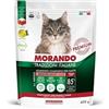 Morando Tradizioni Italiane crocchette gatto con Manzo e Suino confezione da 400 gr