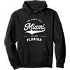 Vintage Miami Novelty Rustic Classic Miami Florida 1896 USA Gift Felpa con Cappuccio