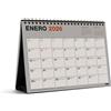 Miquelrius - Calendario da tavolo 2026, carta 100% riciclata post-consumo, organizer mensile A5: 210 x 148,5 mm, con doppia spirale e spazio per annotare, agenda da scrivania, spagnolo