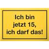 DankeDir! Insegna in plastica per 15 anni, ideale come regalo di compleanno per bambini e bambine, per 15 anni, decorazione per feste di compleanno, 15 anni, idea regalo