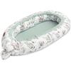 Sensillo Baby Nest Cocoon Neonati - Comfort e sicurezza fin dai primi giorni di vita - Protegge il bambino - Culla da viaggio in rilievo per Neonati - Molto resistente - 80x45cm, Menta del cervo