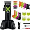 GAMMA+ XCEED Tagliacapelli Uomo Professionale con Cover Posteriore in Alluminio | Clipper Uomo con Motore Vector IN2 | 180 Min di Autonomia | Lama Regolabile 0 Gap | Ricarica con USB-C