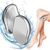 Yesaler Depilatore di Cristallo Crystal Hair Eraser Epilatore Senza Rasatura Depilatore Uomini Donna Indolore per Corpo Gambe Braccia Schiena Argento