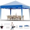 JUMMICO Gazebo 3x3 Pieghevole Impermeabile,Gazebo Regolabile Robusto,Gazebos Esterno Resistente Protezione UV 50+,Gazzebo Da Giardino Tende per giardini, feste e party,Blau