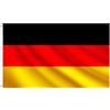 COCOSY 1 Pezzi Bandiera della Germania (Deutschland/Germany) 90x150 cm 100% Poliestere Bandiera Tedesca con Occhielli in Ottone - Resistente alle intemperie & Duratura - Flag per Sport & Festività