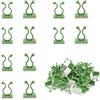 AMONENZ 120 Pezzi Clip Piegatrici per Piante, Clip di Supporto Crescita, Accessori per Piante Autoadesivi, Supporto per Stelo Piante per Interni, Giardini e Terrazze