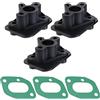 Be In Your Mind 3 pezzi connettore di base del collettore di aspirazione del carburatore compatibile con 1E40F-5 44 F-5 BC430 CG430 CG520 43CC 52CC collettore guarnizione decespugliatore kit