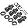 KIMISS Rc Spurverbreiterung 1/8 17mm Esagonale 4 Pezzi Aluminio 17mm Esagonale 23mm Adattatore di Estensione Ruota per 1/8 Rc Modello di Auto Adattatore di