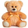 BEJOY Orsacchiotto di peluche, orso morbido in peluche, dolce animale di peluche, per Natale e Capodanno, 30 cm, arancione