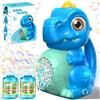 Zerhunt Dino, macchina per bolle di sapone per bambini, pistola per bolle di sapone, elettrico, con grande serbatoio, pistola con luce a LED, giocattolo per attività all'aperto, giardino, matrimonio